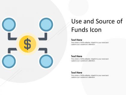 Use and source of funds icon