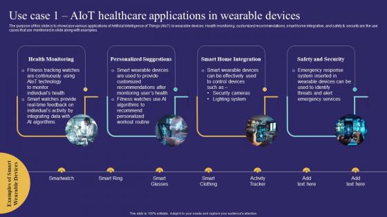 Use Case 1 Aiot Healthcare Applications In Wearable Unlocking Potential Of Aiot IoT SS