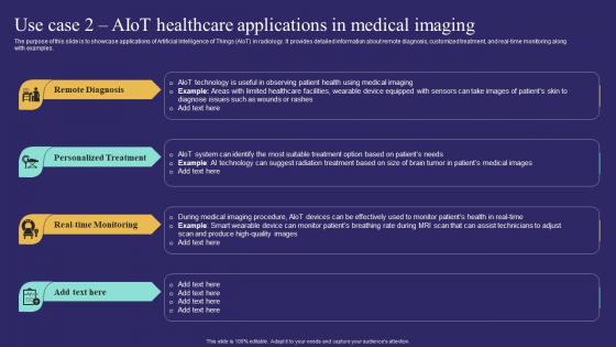 Use Case 2 Aiot Healthcare Applications In Medical Imaging Unlocking Potential Of Aiot IoT SS