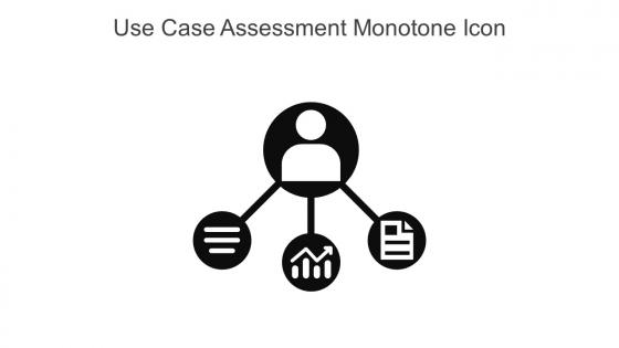Use Case Assessment Monotone Icon In Powerpoint Pptx Png And Editable Eps Format