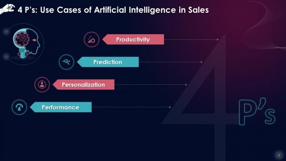 Use Cases Of Artificial Intelligence In Sales Training Ppt