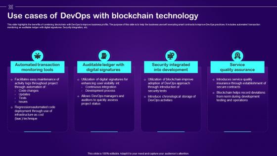 Use Cases Of Devops With Blockchain Technology
