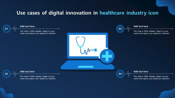 Use Cases Of Digital Innovation In Healthcare Industry Icon