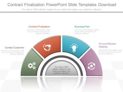 Use contract finalization powerpoint slide templates download