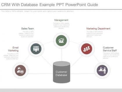 Use crm with database example ppt powerpoint guide
