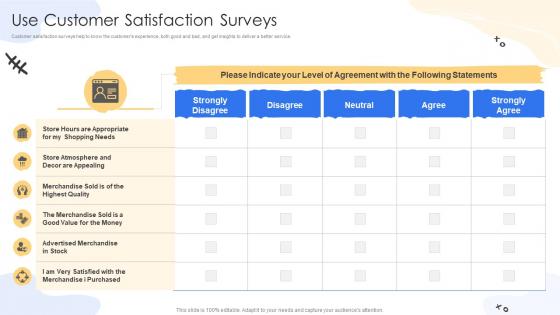 Use Customer Satisfaction Surveys Consumer Lifecycle Marketing And Planning
