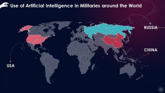 Use Of Artificial Intelligence In Military Operations Around The World Training Ppt