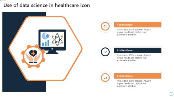 Use Of Data Science In Healthcare Icon