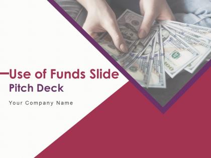 Use of funds slide pitch deck ppt template