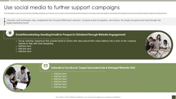 Use Social Media To Further Support Campaigns B2B Digital Marketing Playbook