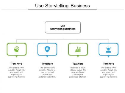 Use storytelling business ppt powerpoint presentation outline shapes cpb