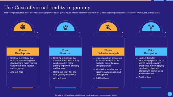 Use Virtual Reality In Gaming Scale Ai Data Labeling And Annotation Platform AI SS