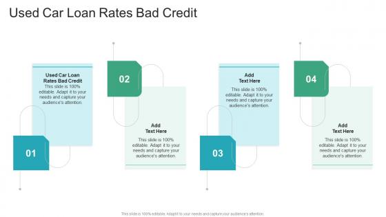 Used Car Loan Rates Bad Credit In Powerpoint And Google Slides Cpb