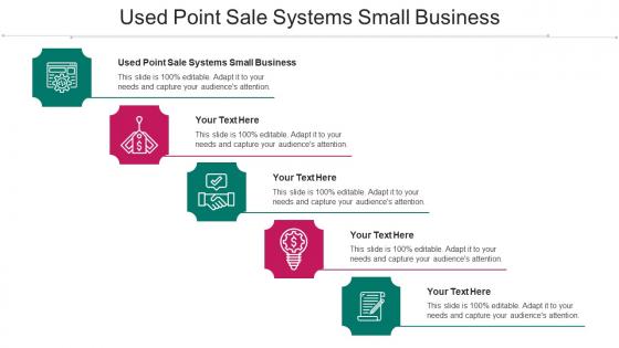 Used Point Sale Systems Small Business Ppt Powerpoint Presentation Icon Ideas Cpb