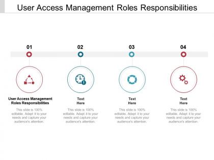 User access management roles responsibilities ppt powerpoint presentation professional file cpb