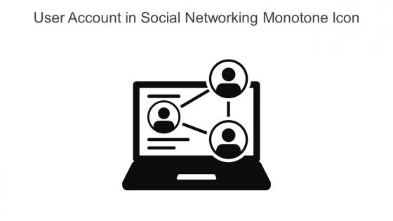 User Account In Social Networking Monotone Icon In Powerpoint Pptx Png And Editable Eps Format
