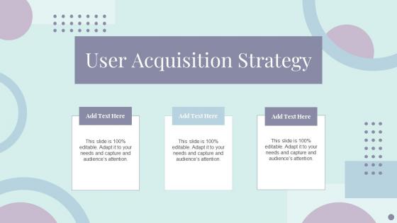 User Acquisition Strategy Ppt Slides Design Inspiration