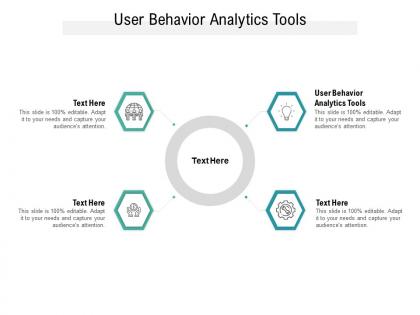 User behavior analytics tools ppt powerpoint presentation ideas layouts cpb