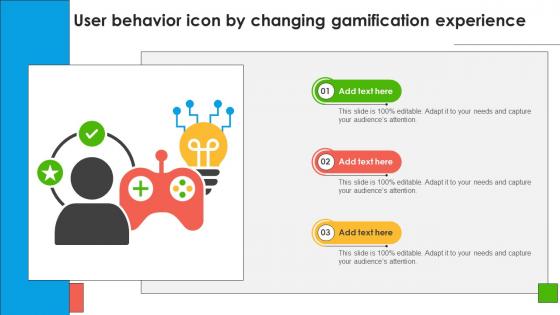 User Behavior Icon By Changing Gamification Experience
