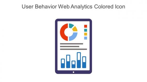User Behavior Web Analytics Colored Icon In Powerpoint Pptx Png And Editable Eps Format
