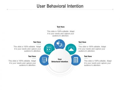 User behavioral intention ppt powerpoint presentation pictures elements cpb