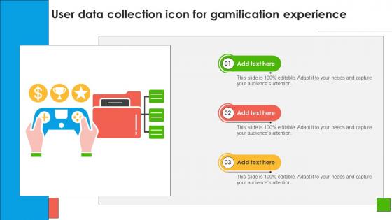 User Data Collection Icon For Gamification Experience