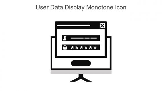 User Data Display Monotone Icon In Powerpoint Pptx Png And Editable Eps Format