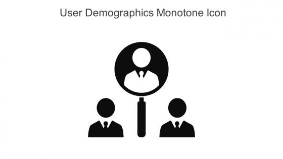 User Demographics Monotone Icon In Powerpoint Pptx Png And Editable Eps Format