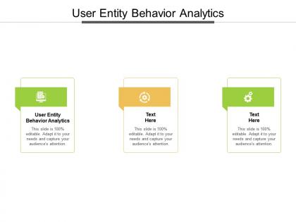 User entity behavior analytics ppt powerpoint presentation layouts design ideas cpb