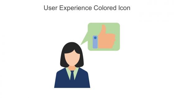 User Experience Colored Icon In Powerpoint Pptx Png And Editable Eps Format