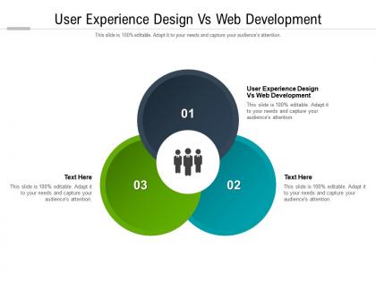 User experience design vs web development ppt powerpoint presentation gallery diagrams cpb