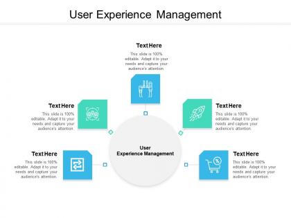 User experience management ppt powerpoint presentation portfolio graphic tips cpb