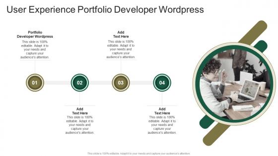 User Experience Portfolio Developer Wordpress In Powerpoint And Google Slides Cpb
