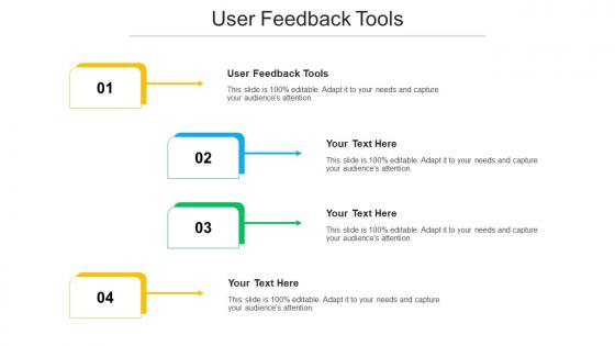 User Feedback Tools Ppt Powerpoint Presentation Model Cpb