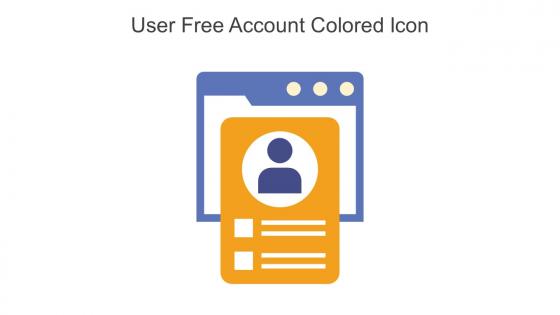 User Free Account Colored Icon In Powerpoint Pptx Png And Editable Eps Format