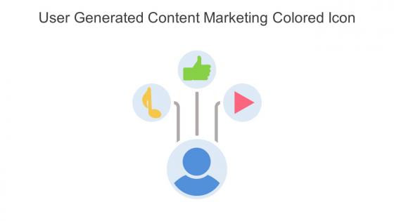 User Generated Content Marketing Colored Icon In Powerpoint Pptx Png And Editable Eps Format