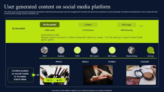 User Generated Content On Social Referral Marketing Promotional Techniques MKT SS V