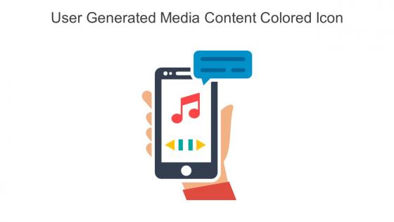 User Generated Media Content Colored Icon In Powerpoint Pptx Png And Editable Eps Format
