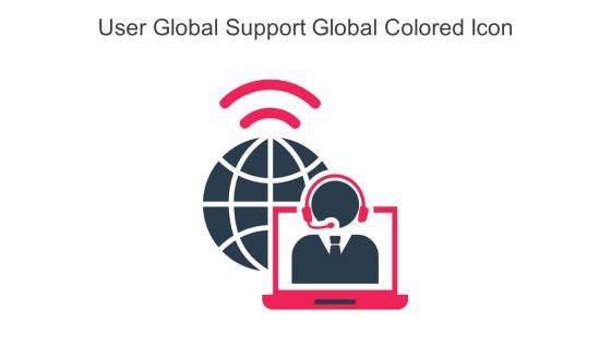 User Global Support Global Colored Icon In Powerpoint Pptx Png And Editable Eps Format