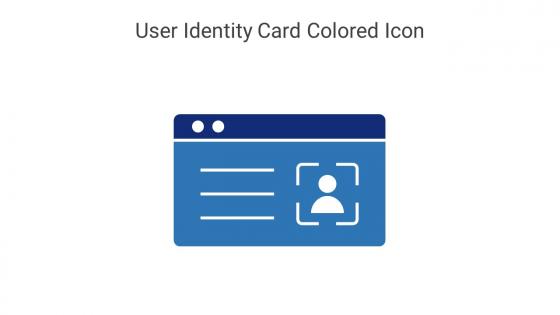 User Identity Card Colored Icon In Powerpoint Pptx Png And Editable Eps Format