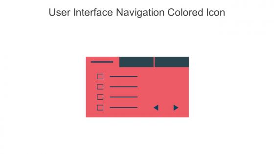 User Interface Navigation Colored Icon In Powerpoint Pptx Png And Editable Eps Format