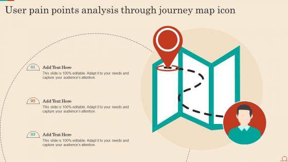 User Pain Points Analysis Through Journey Map Icon