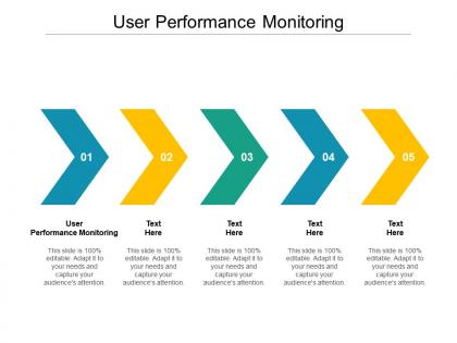 User performance monitoring ppt powerpoint presentation slides diagrams cpb