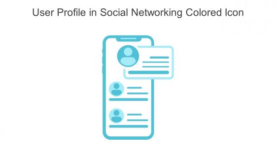 User Profile In Social Networking Colored Icon In Powerpoint Pptx Png And Editable Eps Format
