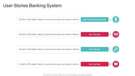 User Stories Banking System In Powerpoint And Google Slides Cpb