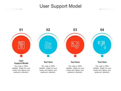 User support model ppt powerpoint presentation model icon cpb