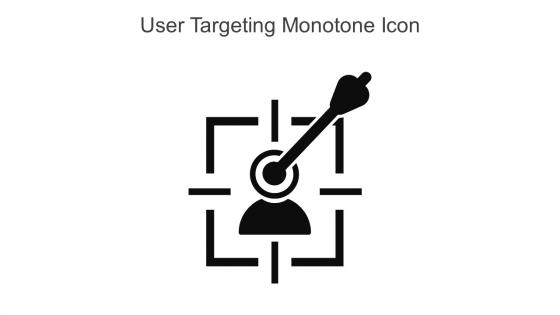 User Targeting Monotone Icon In Powerpoint Pptx Png And Editable Eps Format