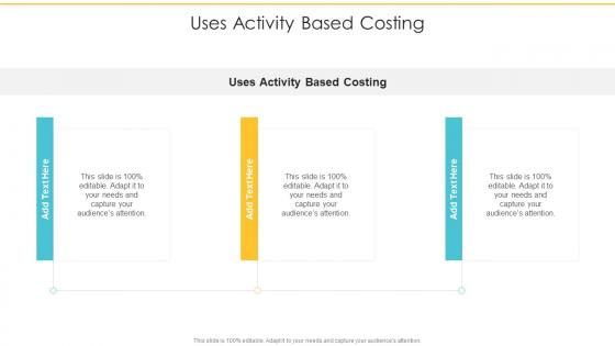 Uses Activity Based Costing In Powerpoint And Google Slides Cpb