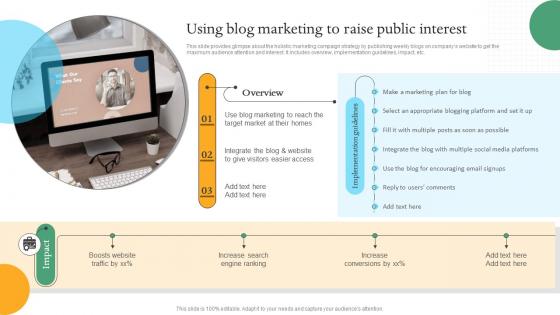 Using Blog Marketing To Raise Public Interest Efficient Internal And Integrated Marketing MKT SS V