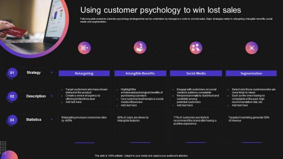 Using Customer Psychology To Win Lost Sales